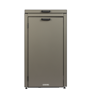 container ombouw 120l 1 stuk taupe met klep