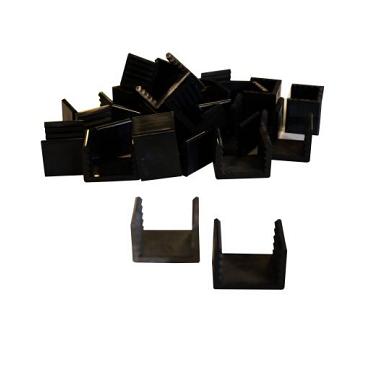 pvc adaptor clip t.b.v. centreren 25 28mm profielplanken in de h gleufpaal