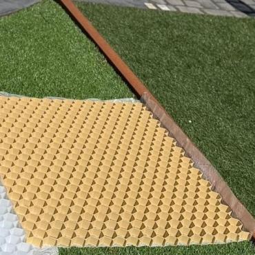 split  grindplaten hdpe beige met onderdoek 160x120x3cm 0.52st m 