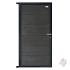 elephant tuindeur forte kleur 90x180 compleet 