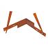 hoekstuk corten met 2 pennen in outside 36 5x10 2