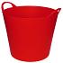 kuip rood flexibel 26l
