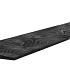 potdekselplanken douglas 12 25x195x5000mm zichtzijde fijnbezaagd rondom zwart gespoten