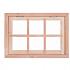 douglas 6 ruits uitzetraam blank 89 8x70 3cm