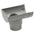 100mm mastgoot einduitloop grijs 70 80mm