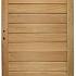 bangkirai massief poort 23 rechtsdraaiend 100x180cm incl. slot en aanslaglat