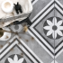 geoceramica concreet flower decor 60x60x4cm