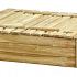 zandbak tom met deksel zitbank 120x120x30cm