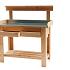 tuinwerktafel douglas blank met verzinkt blad 109x110x48cm