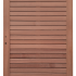 keruing poort 26 rhombus 100x180cm incl. slot en aanslaglat bijpassend bij scherm 51 