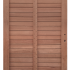 keruing poort 25 100x180cm incl. slot en aanslaglat bijpassend bij scherm 50 