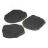 stapsteen basic basalt 40cm 3 gezoet en getrommeld