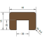 hardhouten geschaafde damwandregel met sponning 4 5x6 8x200cm