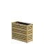 bloembak flux 60 excellent groen ge mpregneerd 70x30x60cm