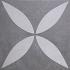 geoceramica ambiente antracite flower 60x60x4cm