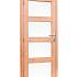 douglas enkele 4 ruits deur blank linksdraaiend 90x201cm