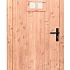 douglas enkele 1 ruits deur blank linksdraaiend 90x201cm