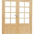 vuren dubbele 8 ruits deur blank 168x201cm