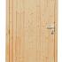 vuren enkele dichte deur extra breed blank linksdraaiend 112x201cm