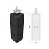 betonpoer m antraciet 15x15x58cm m20 incl. set w19054 uitlopend
