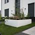 bloembak modulair wit 300x90x70cm