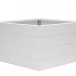 bloembak modulair wit 240x240x70cm