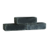 stapelblok getrommeld antraciet 30x15x15cm uitlopend