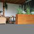 bloembak modulair corten 300x60x70cm