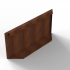 bloembak module kopschot paneel d 90x42cm