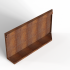 bloembak module uitwendig hoekpaneel b 90x42cm l