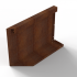 bloembak module uitwendig hoekpaneel b 60x42cm r