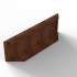bloembak module kopschot paneel d 90x28cm