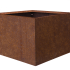 bloembak vlak corten 90x90x60cm