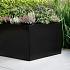 plantenbak vlak grafietzwart 60x150x40cm