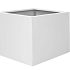bloembak vlak wit 90x90x60cm