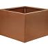 bloembak vlak corten 60x60x40cm