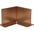 inwendige hoek double flg 10 cm   corten