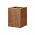 bloembak vlak corten 30x30x40cm