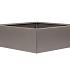 bloembak vlak taupe 150x150x40cm