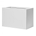 bloembak vlak wit 30x60x40cm