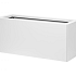 plantenbak vlak wit 90x30x80cm