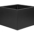 plantenbak vlak grafietzwart 60x60x80cm