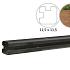 s6 hoekbetonpaal betowood pk antraciet gecoat t.b.v. stapelsysteem 11 5x11 5x277cm