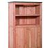 buitenkeuken dubbel 168 excellent douglas blank 168x109x56cm hxbxd met 3 schappen en deuren