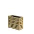 bloembak flux 60 excellent groen ge mpregneerd 70x30x60cm