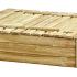 zandbak tom met deksel zitbank 120x120x30cm