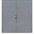 hardhouten dubbele dichte deur prestige grijs gegrond 202x221cm