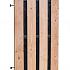 douglas plankendeur combi zwart stalen frame 100x180cm