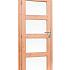 douglas enkele 4 ruits deur blank linksdraaiend 90x201cm