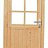 vuren enkele 6 ruits deur blank rechtsdraaiend 90x201cm